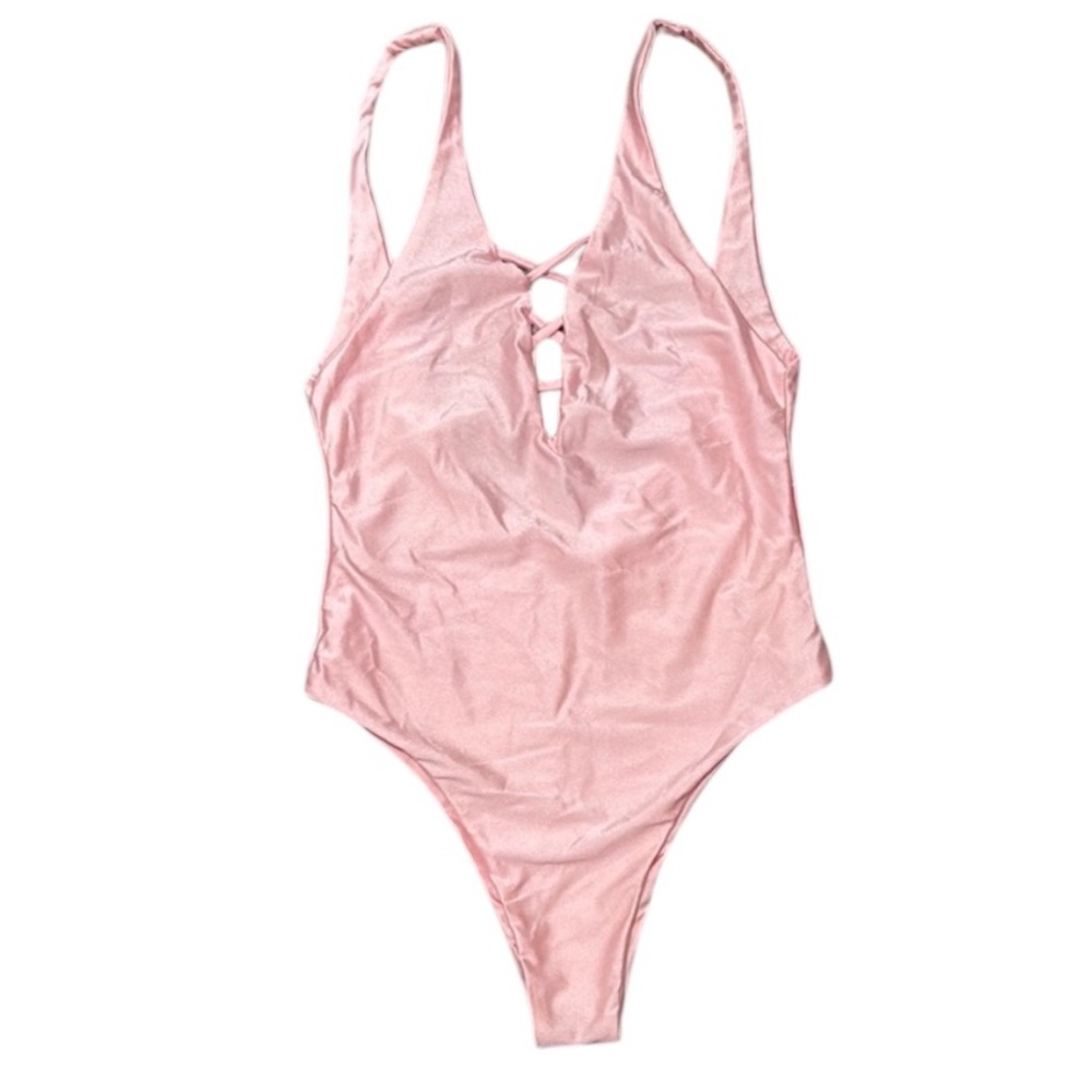 Arrow and Phoenix Pink One Piece Swimsuit Small